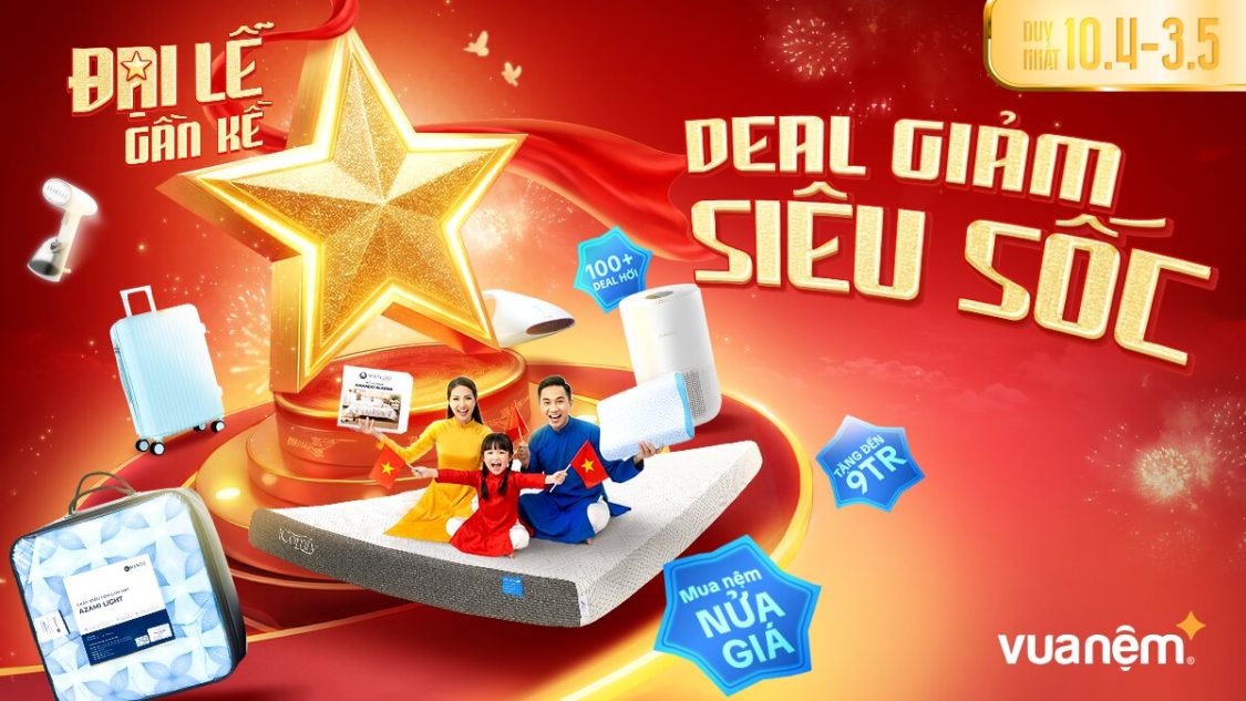Đại Lễ Gần Kề - Deal Giảm Siêu Sốc