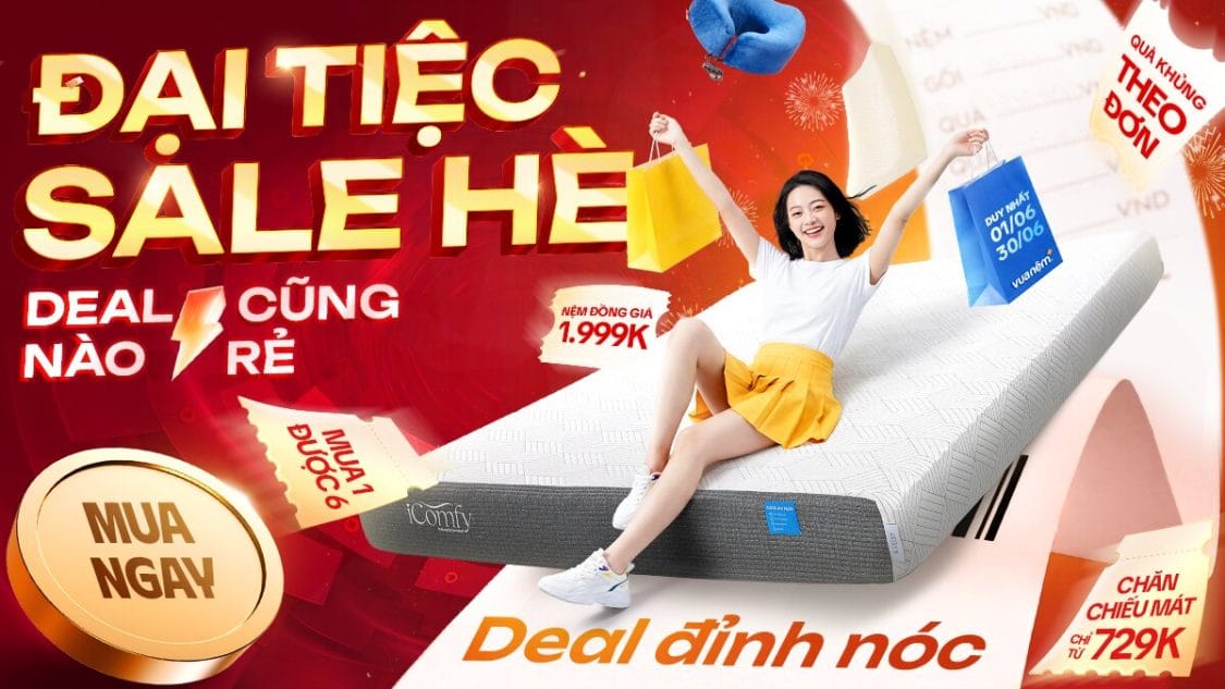 Ưu đãi tháng 6: Đại Tiệc Sale Hè - Deal Nào Cũng Rẻ