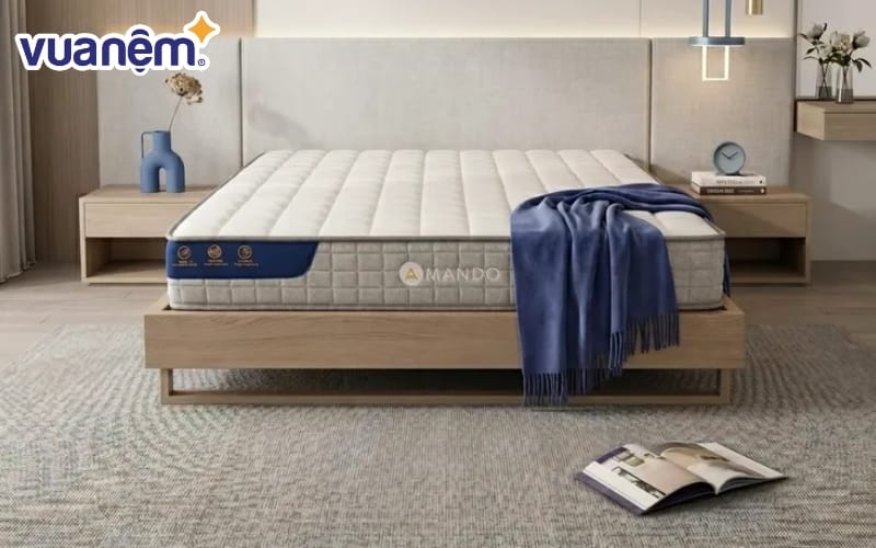 Thiết kế hai mặt Flip giúp nệm Amando Elite Flip bền chắc hơn