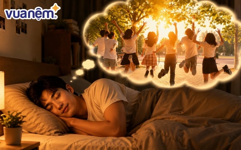 Mơ thấy bạn học cũ gợi lại ký ức tuổi học trò và cảm xúc hoài niệm