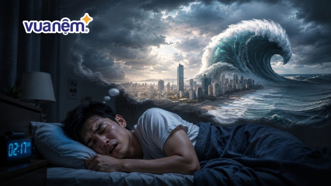 Mơ thấy sóng thần có ý nghĩa gì? Giải mã dưới góc độ tâm lý học và khoa học giấc ngủ