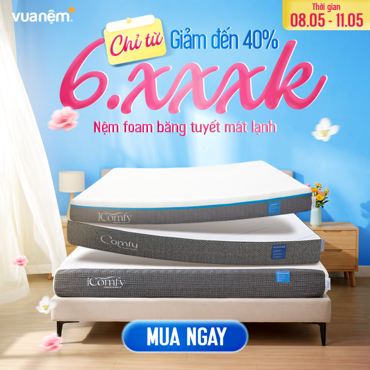 Nệm foam băng tuyết mát lạnh