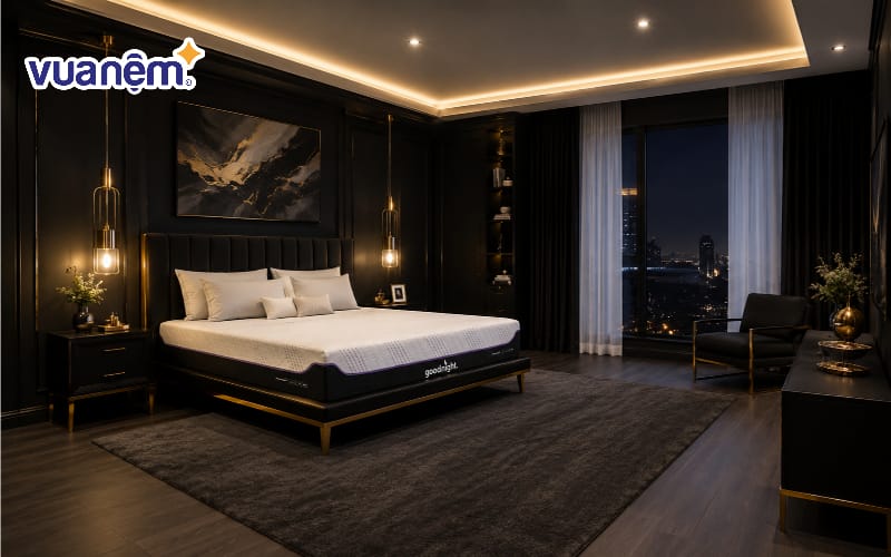 Sử dụng điểm nhấn kim loại vàng
