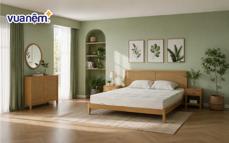 Kết hợp tranh treo tường chủ đề thực vật
