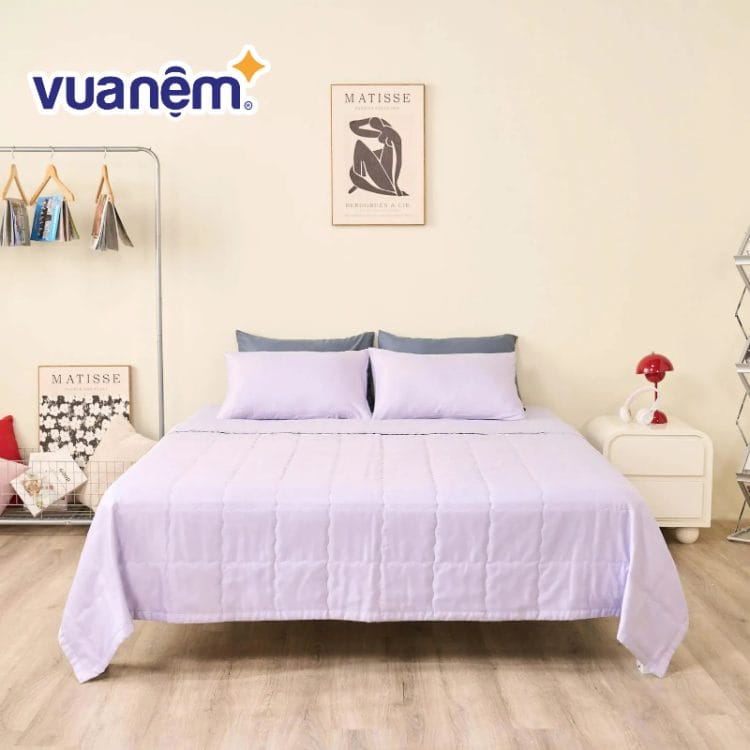 Gợi ý các món đồ quan trọng cho phòng ngủ màu tím pastel