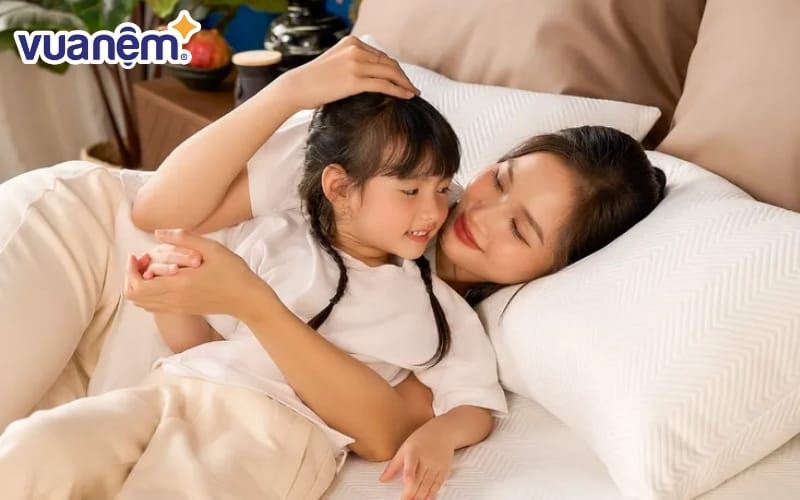 Bề mặt Amando Cool Guard mát mịn hạn chế hầm lưng