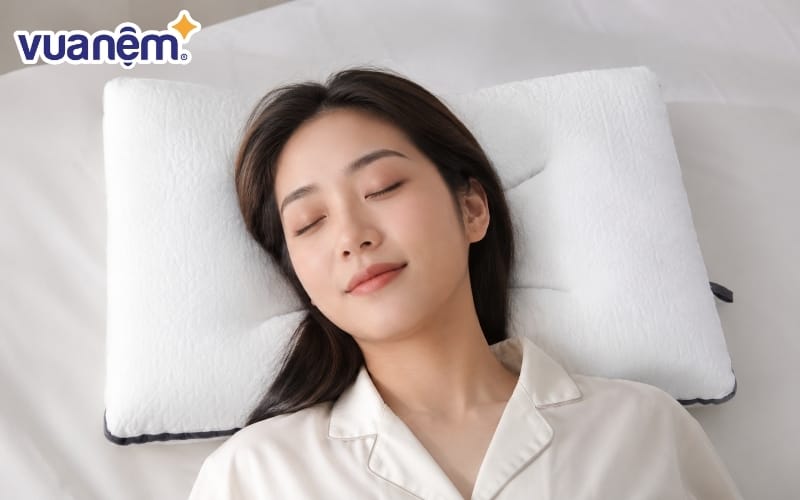 Gối bông Amando Soft Lite phù hợp làn da nhạy cảm