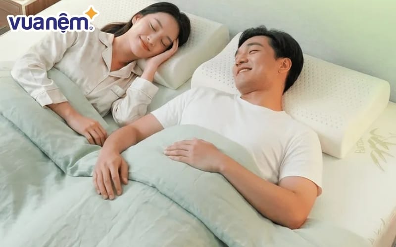 Gối cao su Gummi Contour Ema hỗ trợ giảm đau cổ