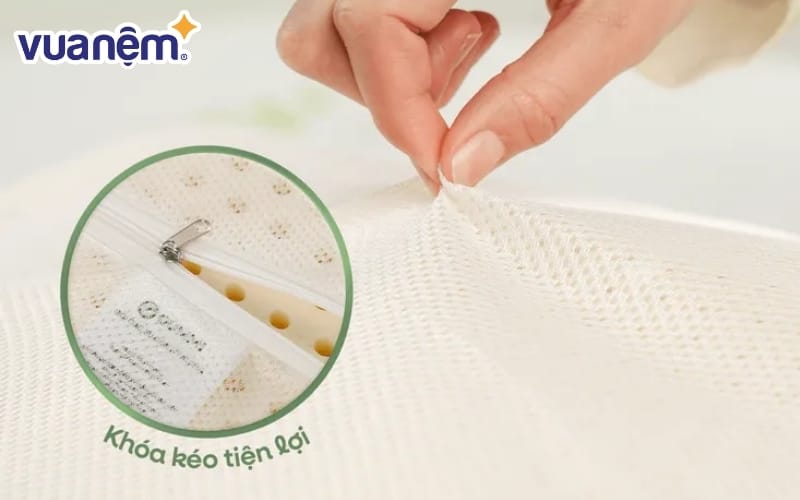 Gối Gummi Contour Ema thoáng khí với lỗ thông hơi
