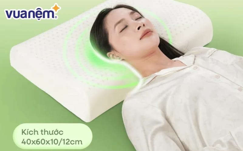 Gối cao su Gummi Contour Ema nâng đỡ cổ vai gáy