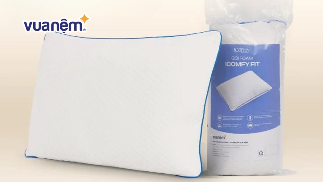 Gối foam iComfy Fit vì sao được nhiều gia đình lựa chọn? Review chi tiết