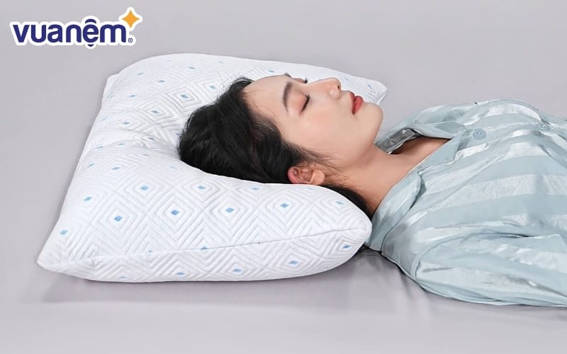 Gối lông vũ nhân tạo Amando Coolflex êm ái chuẩn khách sạn