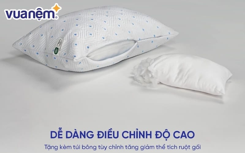 Gối Amando Coolflex làm mát hỗ trợ ngủ ngon mùa hè