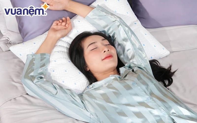Gối lông vũ nhân tạo Amando Coolflex nâng đỡ cổ vai gáy