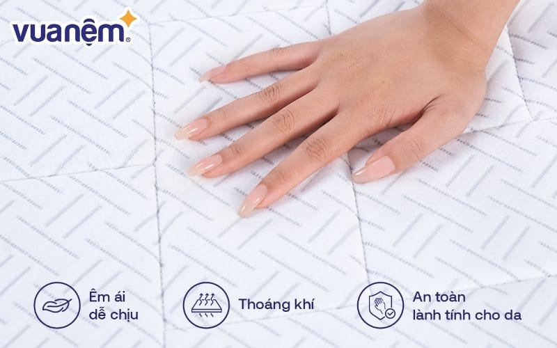 Nệm iComfy Basic 1.0 cho học sinh sinh viên