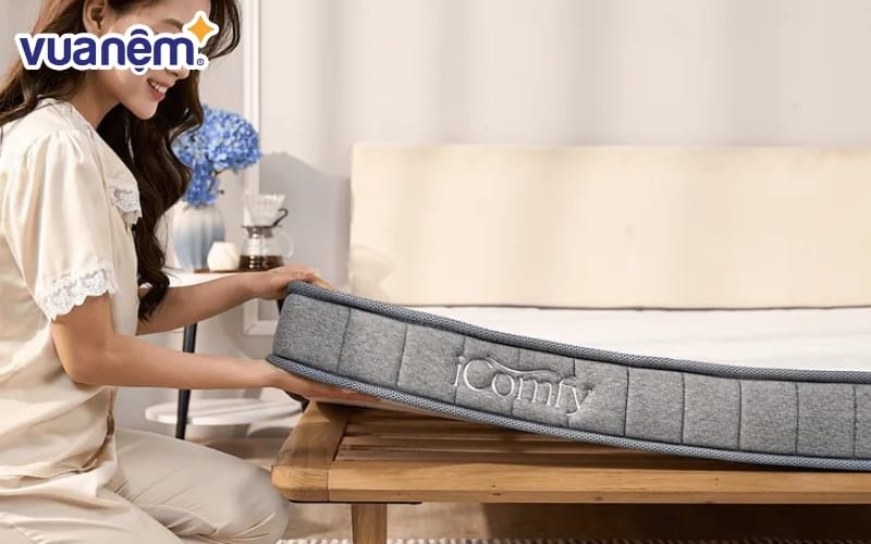 Bề mặt nệm iComfy Basic 2.0 chần xoắn ốc