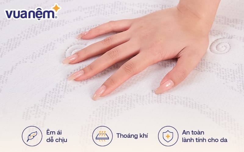 Nệm foam iComfy Basic 2.0 hạn chế xẹp lún