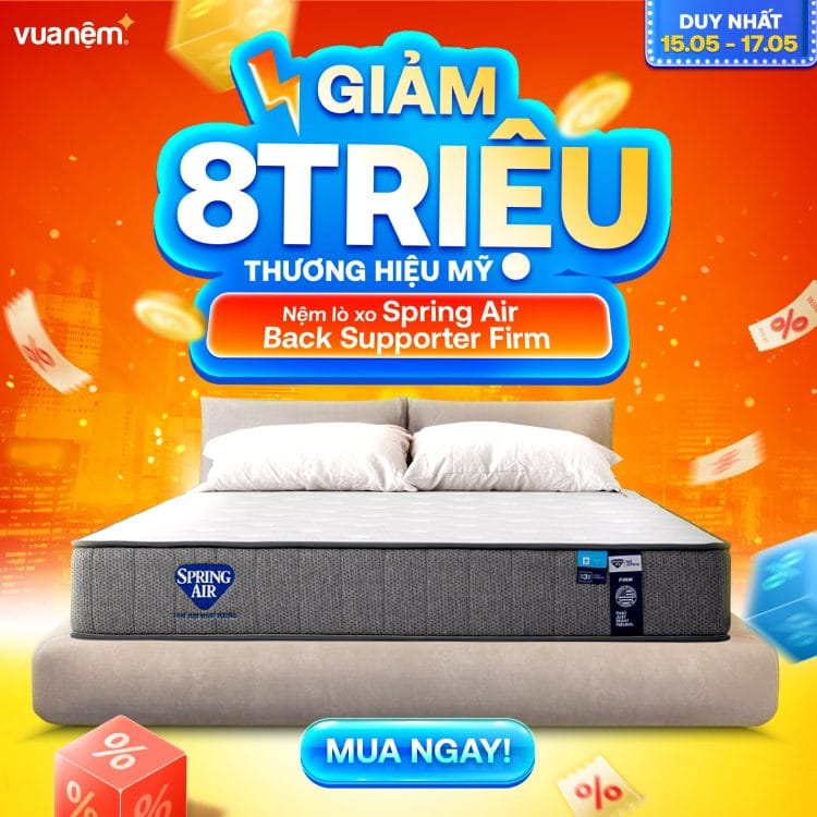 Nệm lò xo Spring Air Back Supporter Firm