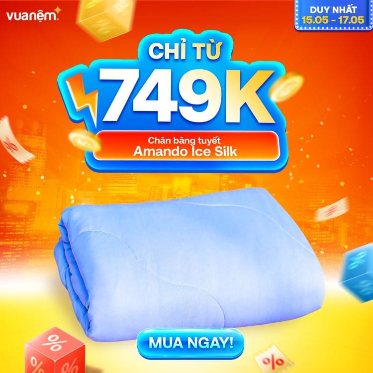 Chăn làm mát Amando Ice Silk