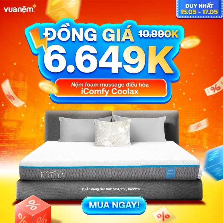 Nệm foam iComfy Coolax