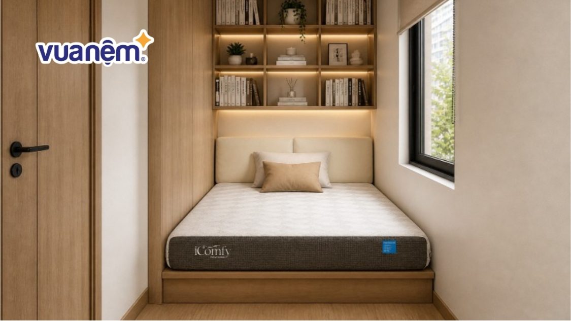 20 Mẫu thiết kế phòng ngủ 2m2 đẹp mắt, tối ưu không gian