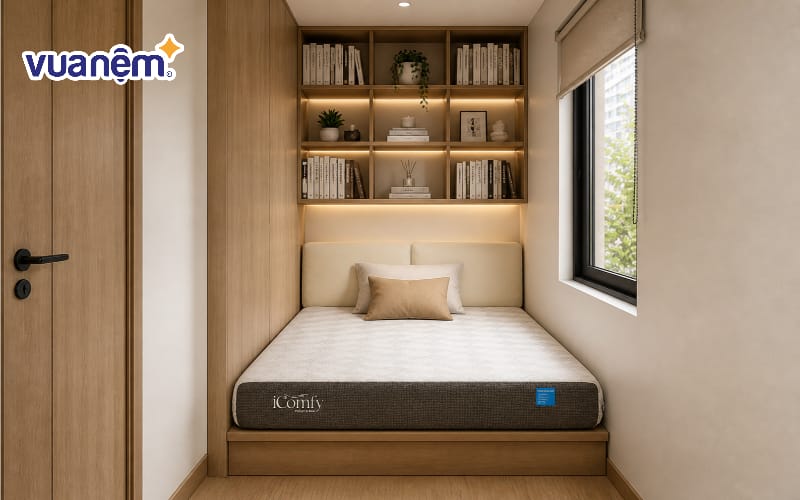 Tận dụng kệ treo tường kịch trần