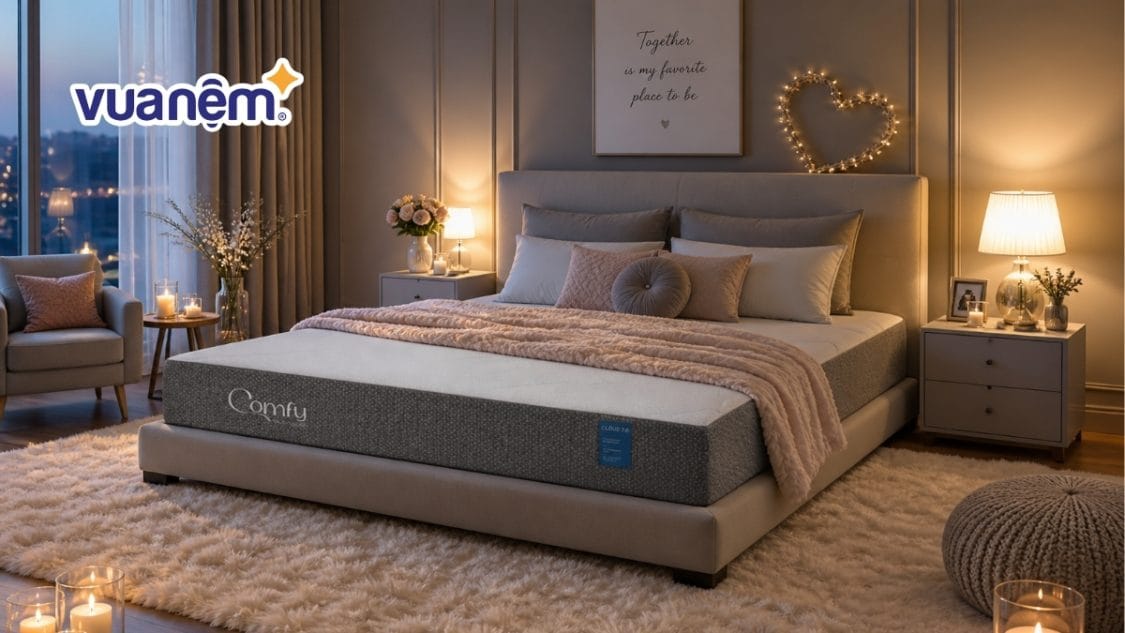 10 Cách trang trí phòng ngủ lãng mạn, tiện nghi cho cặp đôi