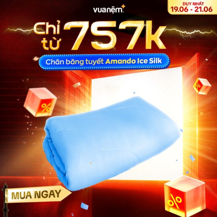 Chăn băng tuyết Amando Ice Silk