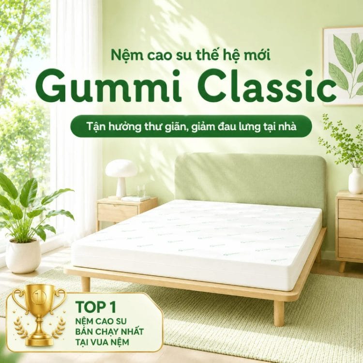 Nệm cao su thiên nhiên Gummi Classic