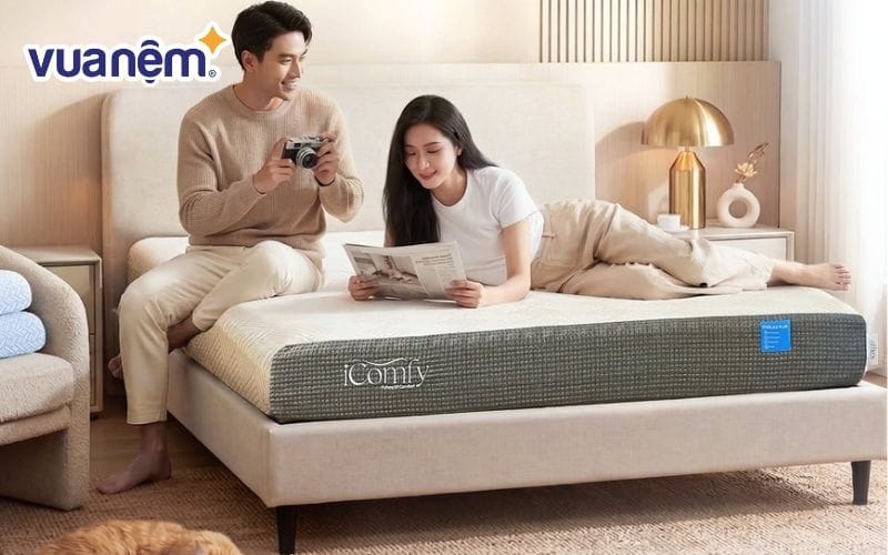 Nệm foam mang đến cảm giác êm ái với nhiều cấu tạo khác nhau