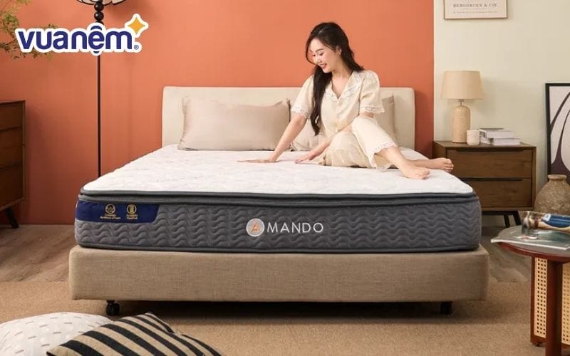 Nệm lò xo Amando Elite Original túi độc lập
