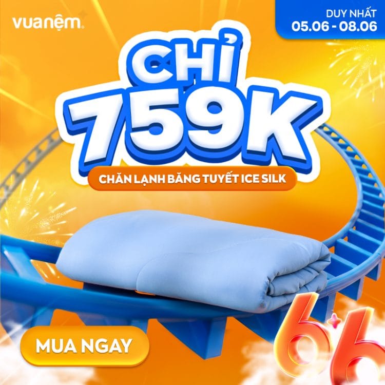 Chăn lạnh băng tuyết Amando Ice Silk