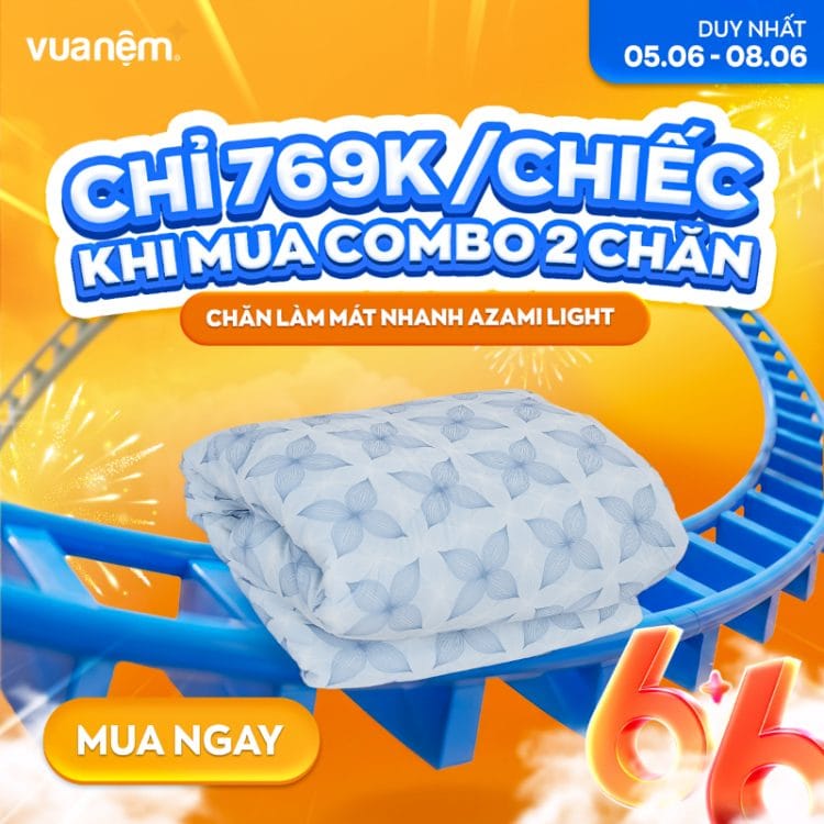 Chăn làm mát nhanh Amando Azami Light