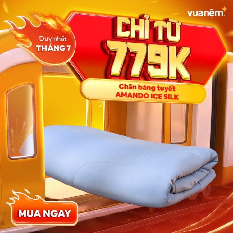 Chăn băng tuyết Amando Ice Silk