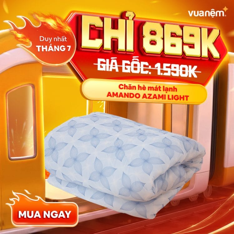 Chăn hè mát lạnh Amando Azami Light