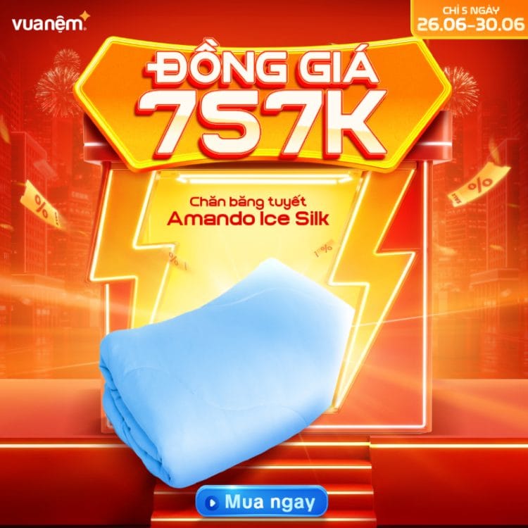 Chăn băng tuyết Amando Ice Silk
