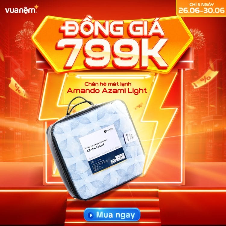 Chăn hè mát lạnh Amando Azami Light