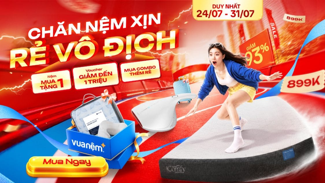 Flash Sale: Chăn Nệm Xịn - Rẻ Vô Địch