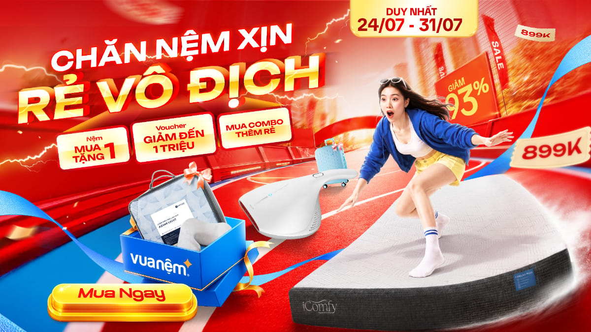 Flash Sale: Chăn Nệm Xịn - Rẻ Vô Địch