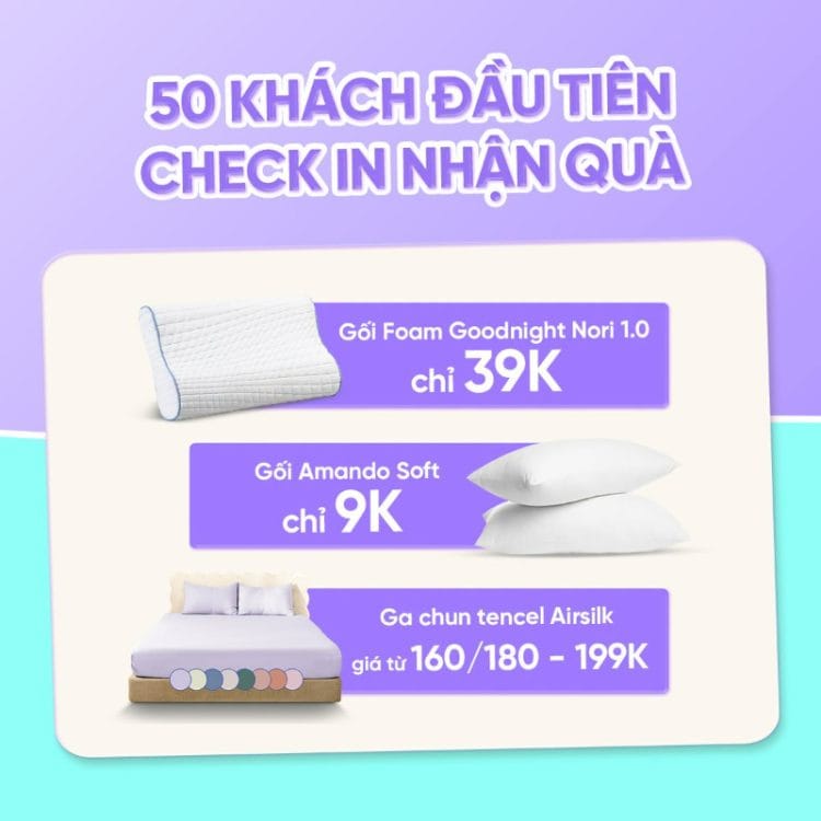 Quà cho 50 khách hàng nhanh chân nhất