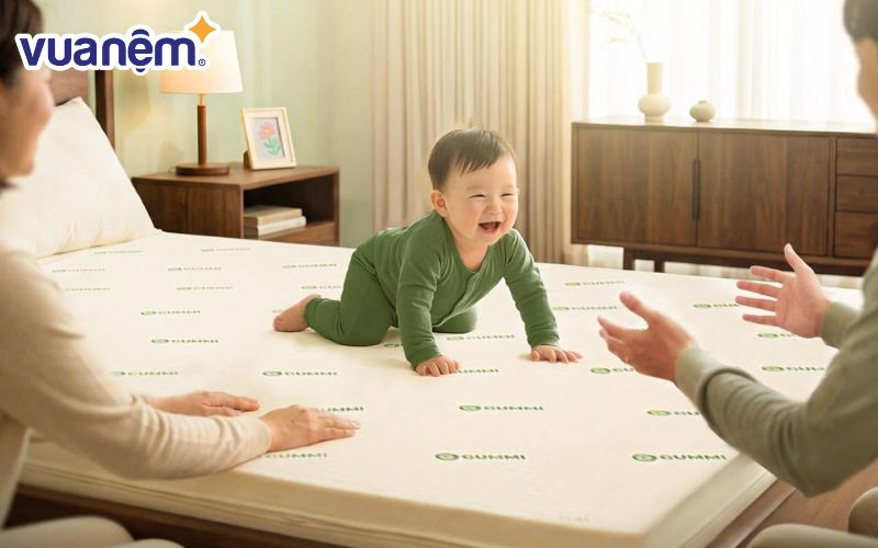 Vua Nệm - cung cấp top nệm cao su cho bé sơ sinh uy tín chất lượng