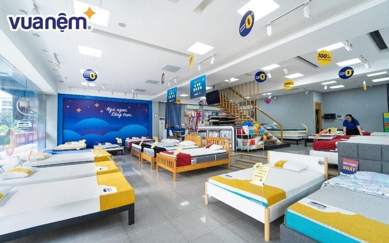 Mua nệm gấp cao su uy tín tại Vua Nệm