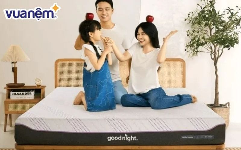 Nệm foam Kikoo Mát Lạnh Goodnight Active Hybrid