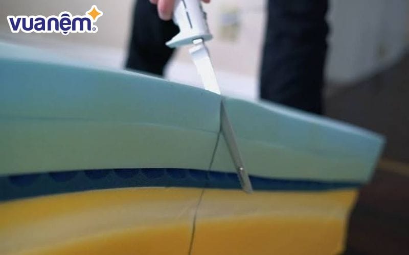 Quy trình đặt và cắt đệm theo yêu cầu tại Vua Nệm