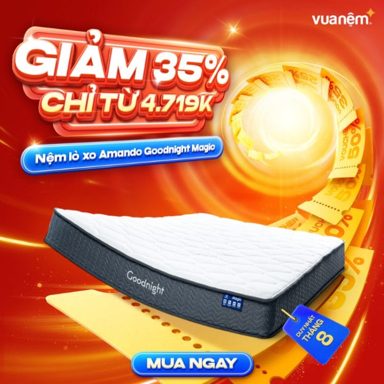 Nệm lò xo Amando Goodnight Magic
