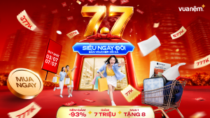 Ưu đãi 7/7: Siêu Sale Ngày Đôi – Săn Voucher Xối Xả