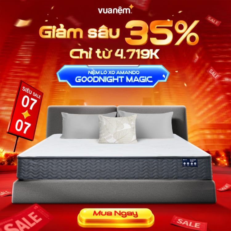 Nệm lò xo Amando Goodnight Magic