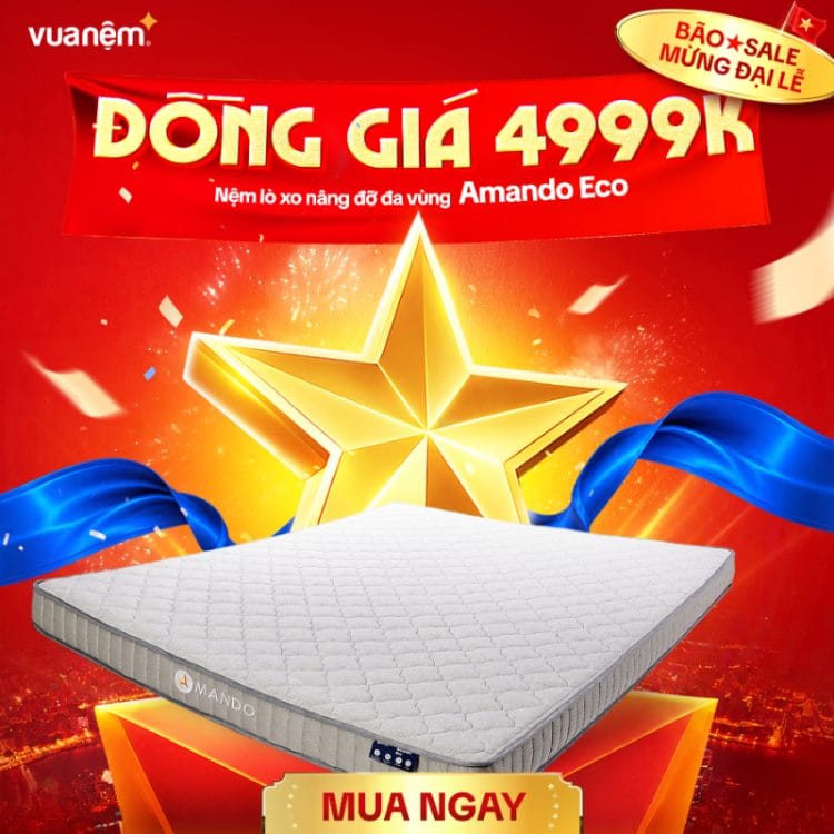 Nệm lò xo Amando Eco