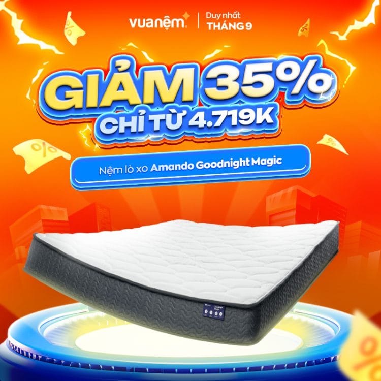 Nệm lò xo Amando Goodnight Magic
