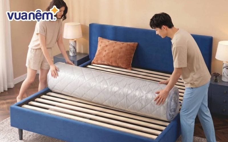 Vận chuyển nệm nhẹ nhàng, hạn chế va chạm